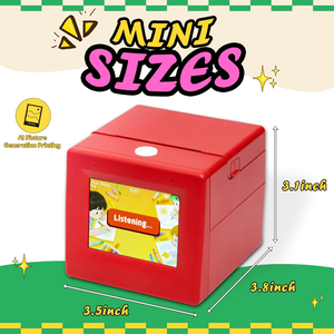 KI-Mini-Drucker mit 2,8-Zoll-Bildschirm, tragbar, Sprachsteuerung, Sofortbild-Druck, Thermodrucker, Mini-Drucker für Kinder, 200 DPI - Product Image 5