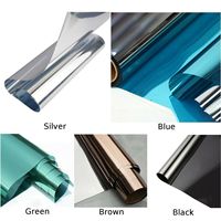 Película Reflectante Plateada Unidireccional NANOSUN para Ventanas, Control de Calor, Anti-UV, Autoadhesiva, Decorativa, Cubierta de Vidrio PET, 5 Años de Garantía