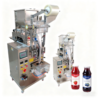 Machine de remplissage et d'emballage automatique verticale pour sachets de gel liquide, scellage 3/4 côtés, entièrement automatique, qualité alimentaire, pour jus de fruits et barres de gelée