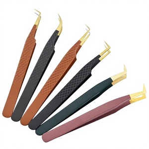 แหนบต่อขนตา90องศา45แหนบต่อขนตาแบบรัสเซีย - Product Image 1