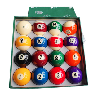 Juego de 16 Bolas de Billar y Snooker de Resina Verde 4A - Product Image 4