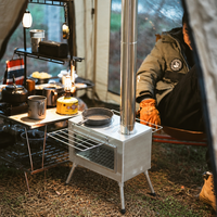 Réchaud de camping portable pour la randonnée et la cuisine en plein air