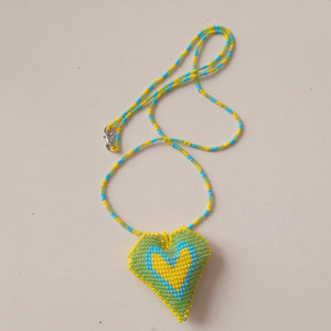 <span class=keywords><strong>Collana</strong></span> <span class=keywords><strong>con</strong></span> Ciondolo a Cuore in <span class=keywords><strong>Perle</strong></span> e Catena in Bambù Intrecciata a Mano, Colore Dopamina, Occhio del Diavolo, Lettere HOPE MAGIC, Collane di Moda <span class=keywords><strong>con</strong></span> Perline - Product Image 4