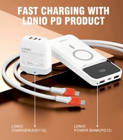 Câble de charge rapide pour téléphone mobile LDNIO, nouveau modèle TPE LC601C 100w, type-C vers type-C, charge super rapide, transfert de données rapide