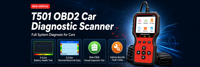 Nuevo Artículo Más Vendido, Escáner OBD2 T501, Lector de Códigos de Auto, Herramienta de Diagnóstico con Pantalla Retroiluminada, Compatible con Todos los Protocolos OBD2, Universal