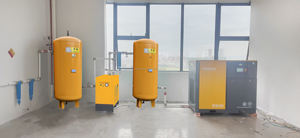 Fabrieksuitverkoop Luchtcompressor AC-aangedreven 22KW 37KW 30KW Schroeftype Rotatie Directe Aansluiting 55KW Complete Sets met tank Luchtcompressor - Product Image 5