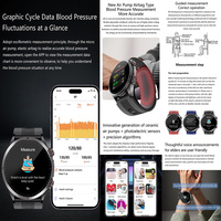 Nuovo Smartwatch S26 AMOLED con Monitoraggio Fitness in Tempo Reale, Impermeabile, ECG, NFC, Chiamate Bluetooth