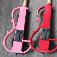 Violon en ébène personnalisé 4/4 — 1/4, Support de remplacement, pas cher, avec étui carré en mousse rigide de haute qualité, vente en gros