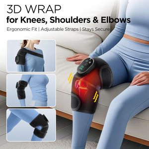 Masajeador de rodilla y pie inalámbrico recargable 3 en 1 con calefacción y vibración Soporte de hombro y codo para aliviar el dolor articular - Product Image 2