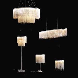 Modern Stainless Steel LED <b>Wall</b> <b>Lamps</b> Decorative Tassel Sconce Lighting for Hotel Corridor Bedroom & Office Iron Body Indoor - Product Image 6