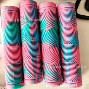 Poignées de guidon de vélo 22,2 mm, colorées, antidérapantes, souples, pour VTT - Product Image 2