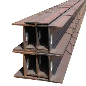 Viga de acero al carbono para construcción, viga de acero en h, st37, ss400, astm, a36, 125x125mm, 200