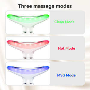 SHOmfrs alat peremajaan leher, dengan EMS & LED terapi cahaya foton untuk garis halus & Perawatan Kulit - Product Image 2