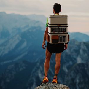 신상품 미니 캠프 DC 12V 24V AC 110-240V 자동차 냉장고 휴대용 자동차 냉장고 어깨 스트랩 - Product Image 2