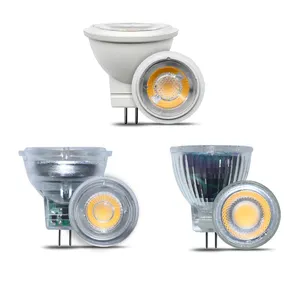Lampu Sorot Mini LED AC/DC 12V, MR11 GU4.0 tegangan rendah 3W 240LM 3000K/4000K/6000K bohlam lampu super cocok untuk Dapur dan belajar