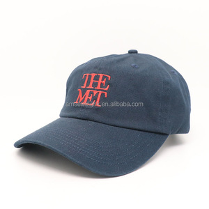 High Quality 100% Cotton Oxford 6 Panel <b>Dad</b> Hat Pre Curved with Dot Pattern and Custom Embroidery Logo Unisex - Product Image 2