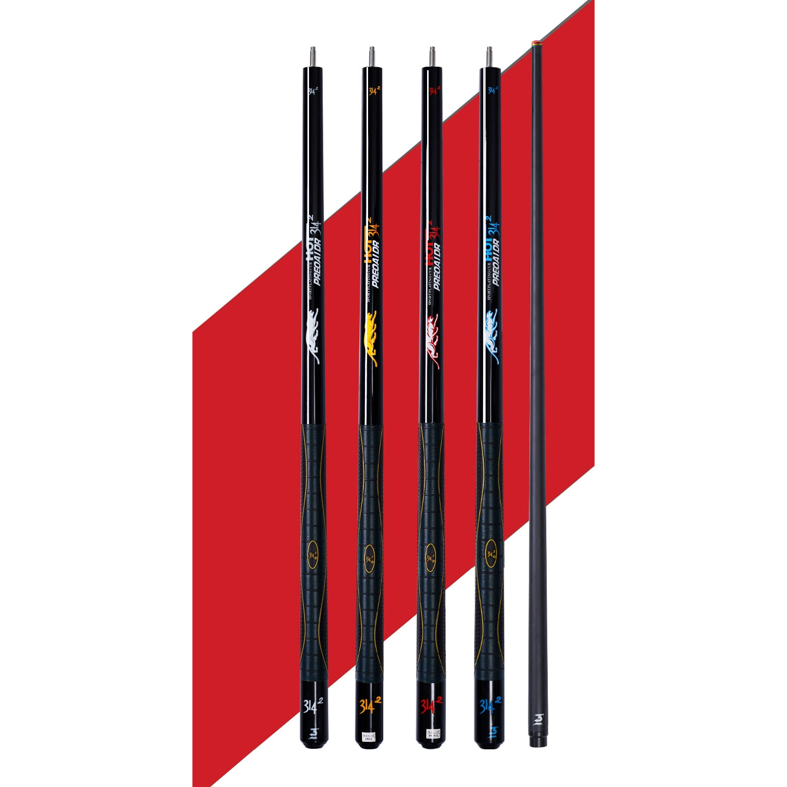 Preoaidr 3142 Uniloc Joint Carbon Fiber Billiards Pool Cue