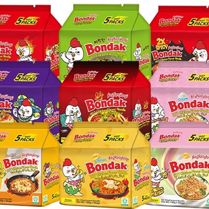 Mie Instan Ayam Pedas Buldak Keju Kari Terlaris dalam Kemasan Kotak atau Kantong