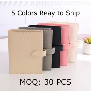 Yihe Meilleure Vente 8 Couleur <span class=keywords><strong>Litchi</strong></span> Cuir 30MM 6 Anneau A6 Budget Cash Binder Portefeuille Avec Cash Farce Enveloppes Disponibles - Product Image 2