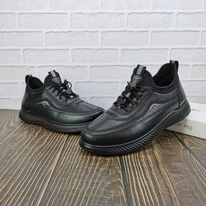 Semelle en cuir PU avec doublure en fourrure imperméable Chaussures de marche chaudes d'hiver pour hommes Bottes Mocassins pour homme - Product Image 5