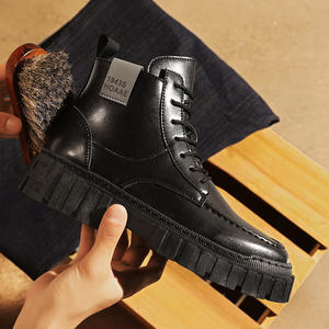 Bottes coupe-vent inspirées du style britannique, best-sellers pour hommes, automne/hiver 2024, bottes Martin, chaussures pour hommes classiques et polyvalentes - Product Image 3