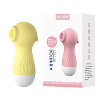 Pequeño caballito de mar consolador vibrador con succión USB recargable IPX6 impermeable-uso externo solo juguete sexual