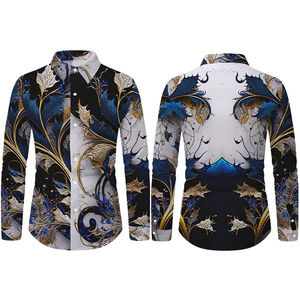 Camisas <span class=keywords><strong>de</strong></span> <span class=keywords><strong>Vestir</strong></span> Casuales <span class=keywords><strong>de</strong></span> Moda <span class=keywords><strong>para</strong></span> <span class=keywords><strong>Hombre</strong></span> <span class=keywords><strong>para</strong></span> Eventos Nocturnos Otoño 2025 Novedad Personalizables <span class=keywords><strong>de</strong></span> Alta Calidad con Botonadura Sencilla y Estampado <span class=keywords><strong>de</strong></span> Lujo - Product Image 6
