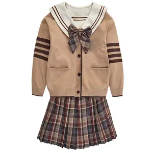 Modern Design Korean Style Middle High School Boys and Girls Spring Autumn School Uniforms