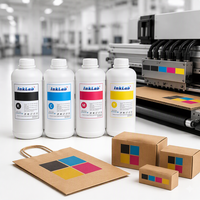 Encre pigmentée InkLab à haut débit anti-colmatage pour imprimante monocouche HP FI-1000, encre CMYK pour impression de cartons ondulés