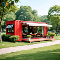 Café-bar personnalisé Conteneur design Restaurant meublé Conteneur magnifique Modèle Conteneur Restaurant et Bar