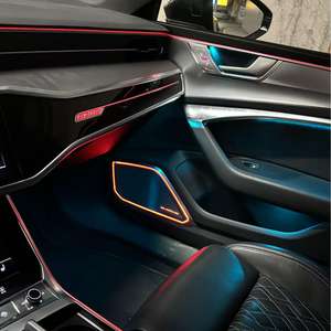 Icarsin - Luz Ambiental Dinámica de 64 Colores para <span class=keywords><strong>Audi</strong></span> <span class=keywords><strong>A6</strong></span> A7 <span class=keywords><strong>C8</strong></span>, Iluminación LED <span class=keywords><strong>Interior</strong></span> para Automóviles Europeos, Accesorios de Mejora para Altavoces - Product Image 3
