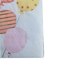 Servilletas de Papel Coloridas y Vibrantes, Degradables, para Celebraciones de Acción de Gracias, San Valentín, Cumpleaños, 5x5 Pulgadas, 40 Unidades, Globos, Marca LR - Product Image 3