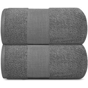 Toallas de Baño Blancas Clásicas de 35x70 Pulgadas, Extra Grandes, Absorbentes, de Felpa, Color Sólido, Rectangulares, para Adultos - Product Image 1