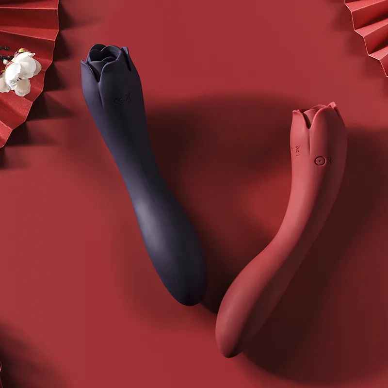 Donne figa clitoride massaggiatore femminile clitoride leccare ventosa lingua succhiare stimolatore rosa fiore vibratore giocattoli del sesso