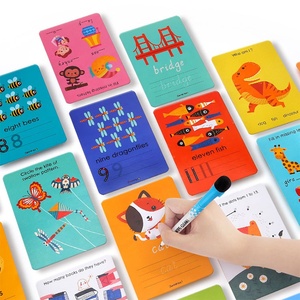 Vuelos a salvo niño estudio promoción lógica números cognitivo tarjetas de aprendizaje para bebé - Product Image 3