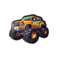 Breloques de chaussures en PVC pour enfants, motifs camions, vente en gros, décorations de chaussures de voiture de sport, accessoires, breloques pour sabots, jouet pour enfants