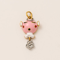 Hongtong AC-207 acier inoxydable poisson moche géométrique haute qualité breloques 18K plaqué or pendentifs pour la fabrication de bijoux