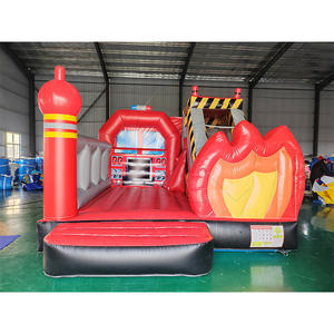 Nouveau château gonflable léger de haute qualité, camion de pompiers, toboggan, château gonflable combiné, service de conception personnalisé gratuit - Product Image 1