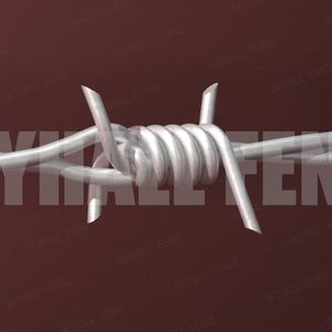 Rollo de alambre de púas galvanizado para granja, rollo de valla de alambre de púas de acero inoxidable de malla de alambre de púas galvanizado de 2,2mm-2,7mm - Product Image 5