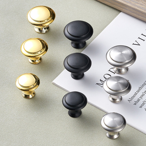 Acier inoxydable chambre bureau salle de bain meubles <span class=keywords><strong>bouton</strong></span> <span class=keywords><strong>commode</strong></span> noir meubles tiroir cuisine unité poignées boutons - Product Image 1