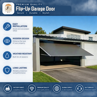 Porte de garage moderne en alliage d'aluminium avec porte piétonne en acier galvanisé, isolée thermiquement pour villas