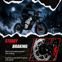 Moto tout-terrain électrique SYKERUNS X5 3000W haute puissance pour adultes, entrepôt américain