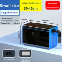 Filtre de dessus pour aquarium Sen Sen Drip Box, type tiroir, filtration multicouche, purification rapide de l'eau, petit format, sans eau.