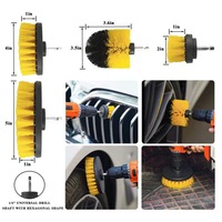 23Pcs Car Wash Cleaning Tools Kit Drill Brush Set Detailing Tire Brush Window Scraper for Exterior and Interior Cleaning