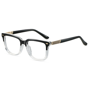 Gafas <span class=keywords><strong>de</strong></span> Lectura Cuadradas Extragrandes <span class=keywords><strong>de</strong></span> Moda 2025 Lentes Transparentes para Hombre con Filtro <span class=keywords><strong>de</strong></span> Luz Azul Montura Grande para Prescripción - Product Image 6