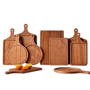 Tabla de Cortar de Madera con Logotipo Personalizado LOMATO al por Mayor, Madera Maciza de Ébano, Acacia y Haya, 1.3 cm de Grosor, Rectangular, Ecológica, con Ranura - Product Image 1