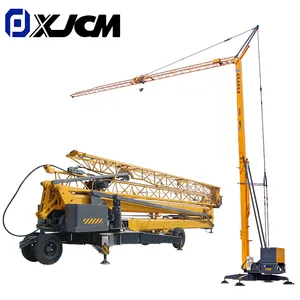 Small luffing tower crane Construction 4 Ton Mini Crane lifting Mobile Tower Crane Price