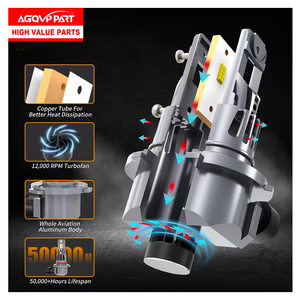 Kit Lampadine LED 9012 H11 per Dodge Dart 2013-2015 e <span class=keywords><strong>Fiat</strong></span> <span class=keywords><strong>500</strong></span>, Fari LED Abbaglianti/Anabbaglianti + Kit Lampadine Fendinebbia Plug&Play - Product Image 6