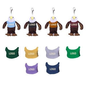Vendita calda giocattolo personalizzato peluche portachiavi peluche peluche con animale imbottito portachiavi peluche aquila - Product Image 2