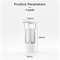 Dispenser Sabun Cair Otomatis 550ml OEM Pabrik Asli Tanpa Sentuh USB Isi Ulang 2-Kecepatan Dapat Diatur untuk Dapur